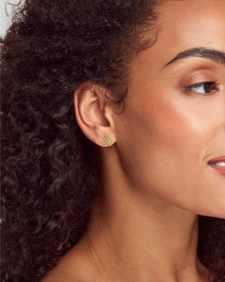 Dira Stud Earrings in 18k Gold Vermeil