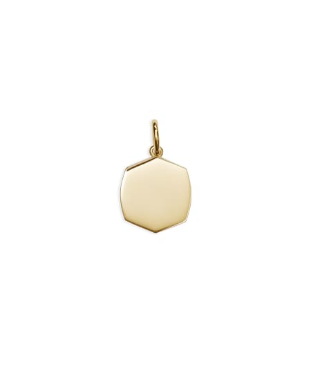 Davis Small Charm in 18k Gold Vermeil