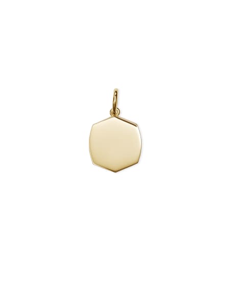 Davis Small Charm in 18k Gold Vermeil
