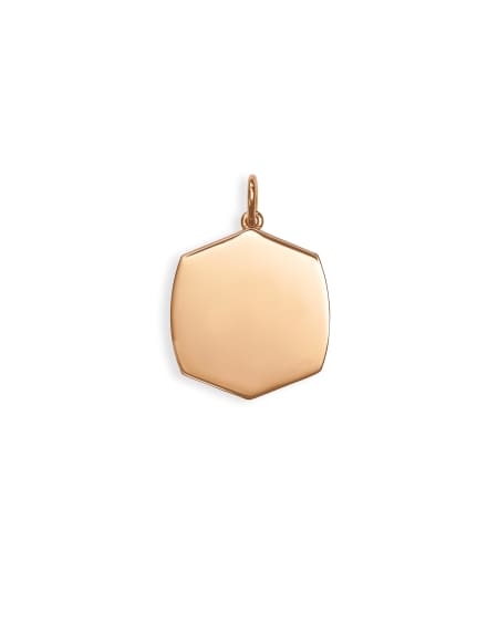 Davis Charm in 18k Rose Gold Vermeil
