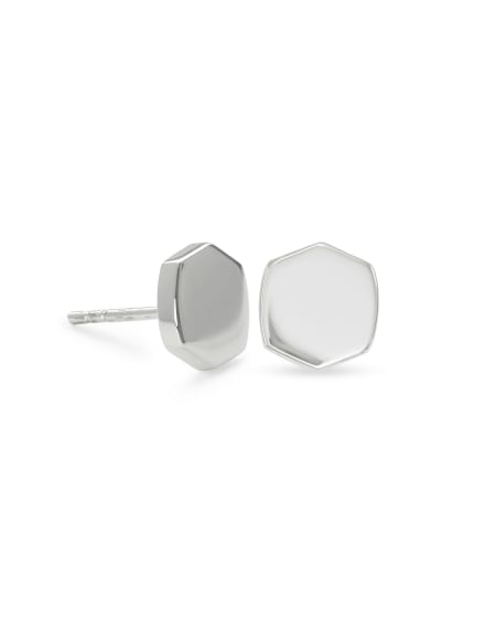 Davis Stud Earrings in Sterling Silver