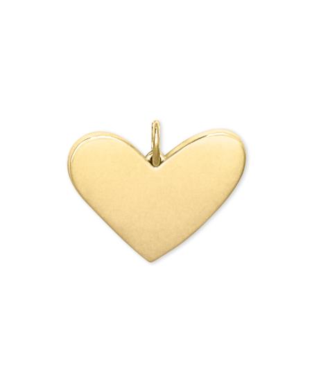 Ari Large Heart Charm in 18k Gold Vermeil