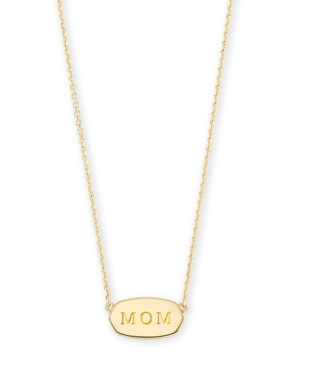 Mom Elisa Necklace in Gold Vermeil