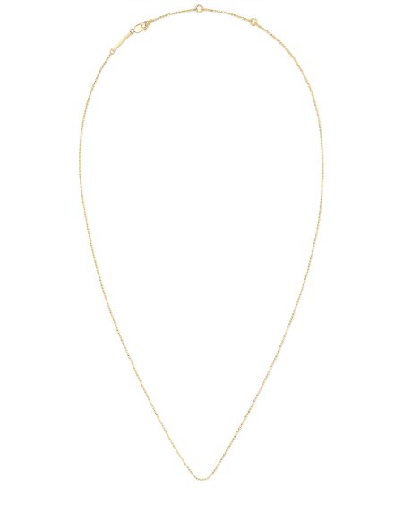 22 Inch Ball Chain Necklace in 18k Gold Vermeil