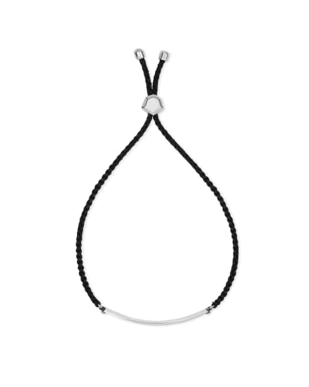 Mattie Bar Cord Bracelet in Sterling Silver