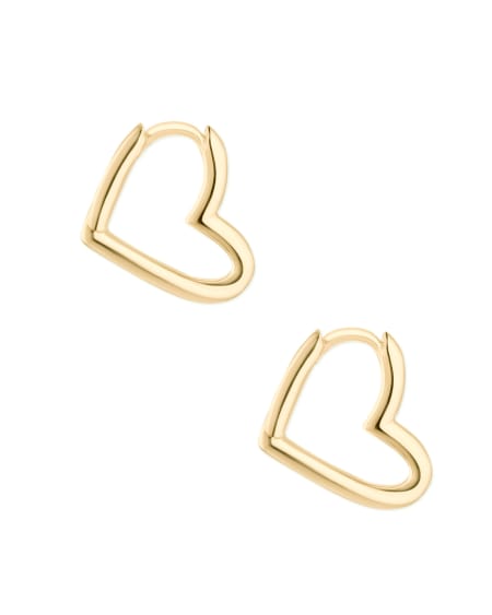 Ari Open Heart Hoop Earrings