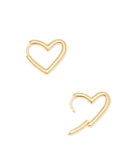 Ari Open Heart Hoop Earrings