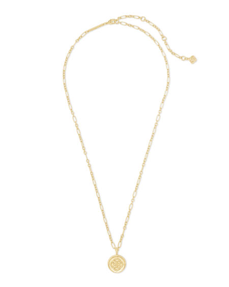 Dira Coin Pendant in Gold
