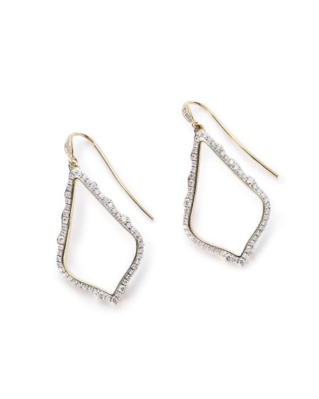 Sophia Pave Diamond Drop Earrings