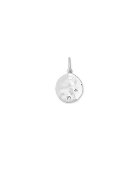 Celestial Coin Charm in Sterling Silver