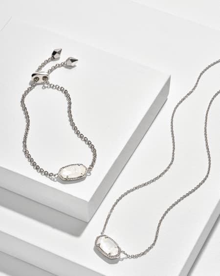 Elisa and Elaina Jewelry Set in Silver, , large