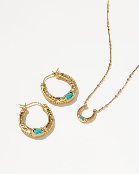 Noble Earrings and Necklace Set, , large