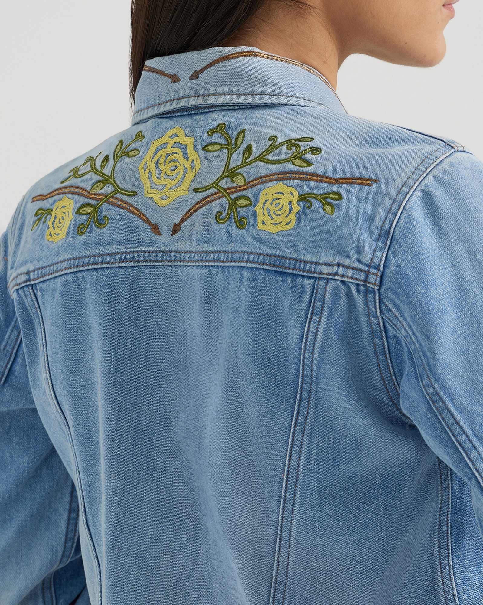 Wrangler® x Yellow Rose by Kendra Scott Trucker Jacket