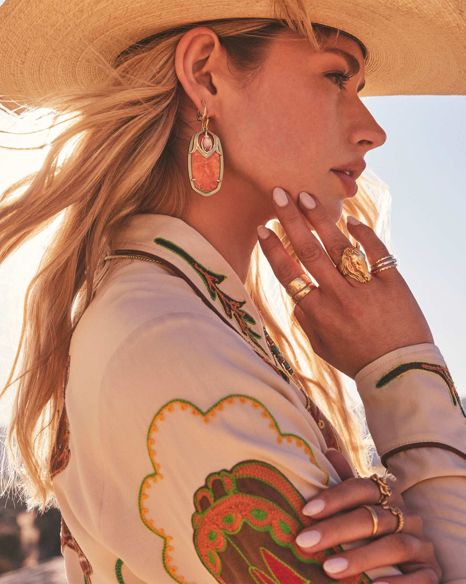 Terra Ring Set of 3 in Vintage Gold | Kendra Scott
