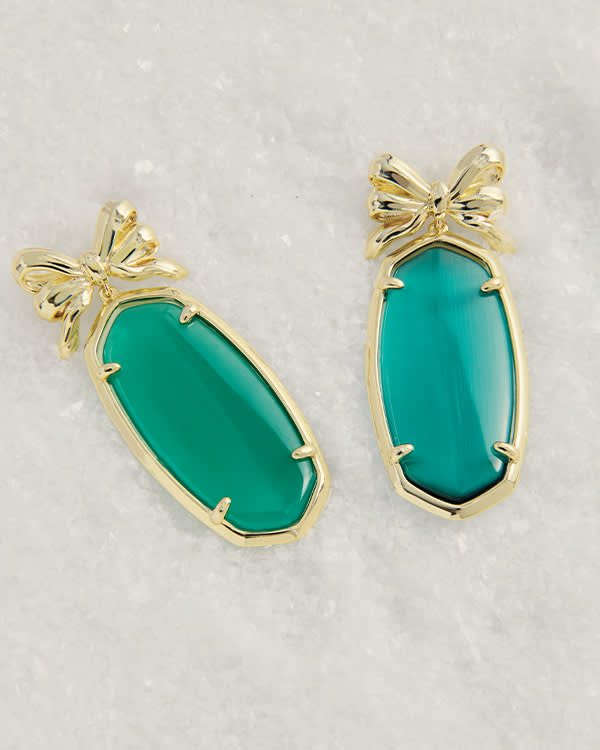 Daphne Gold Crystal Frame Short Pendant Necklace