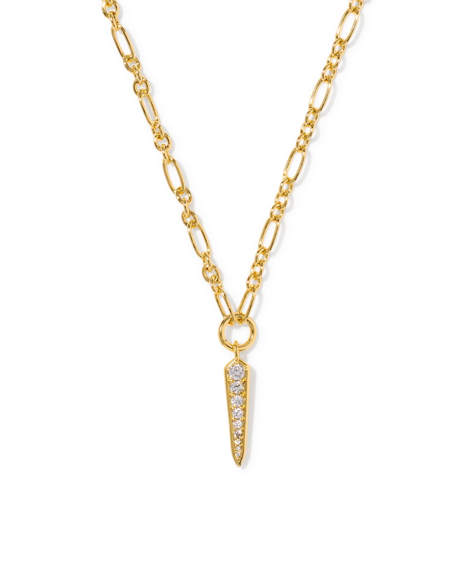 Fate Gold Short Pendant Necklace