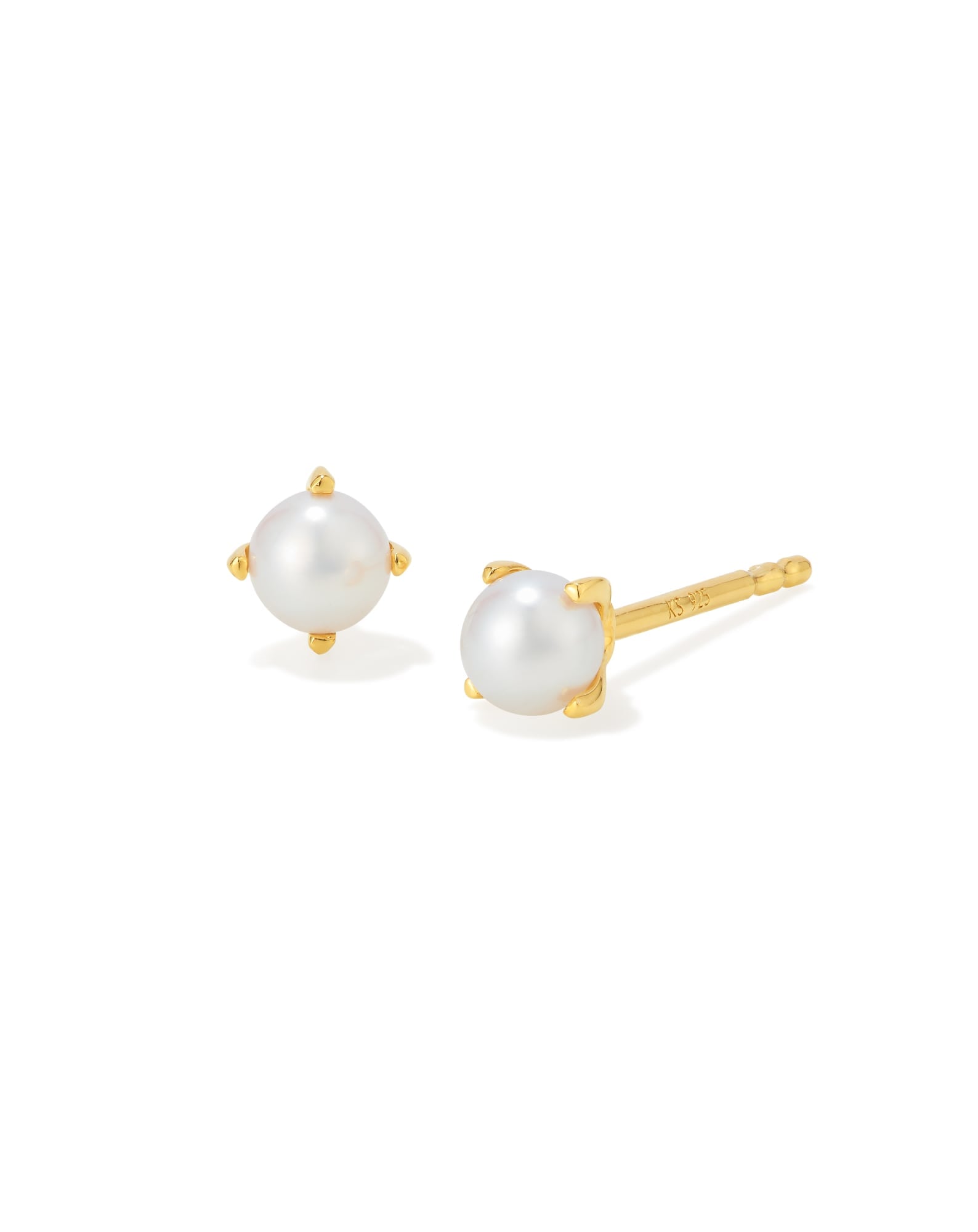 Maisie 18k Yellow Gold Vermeil June Stud Earrings