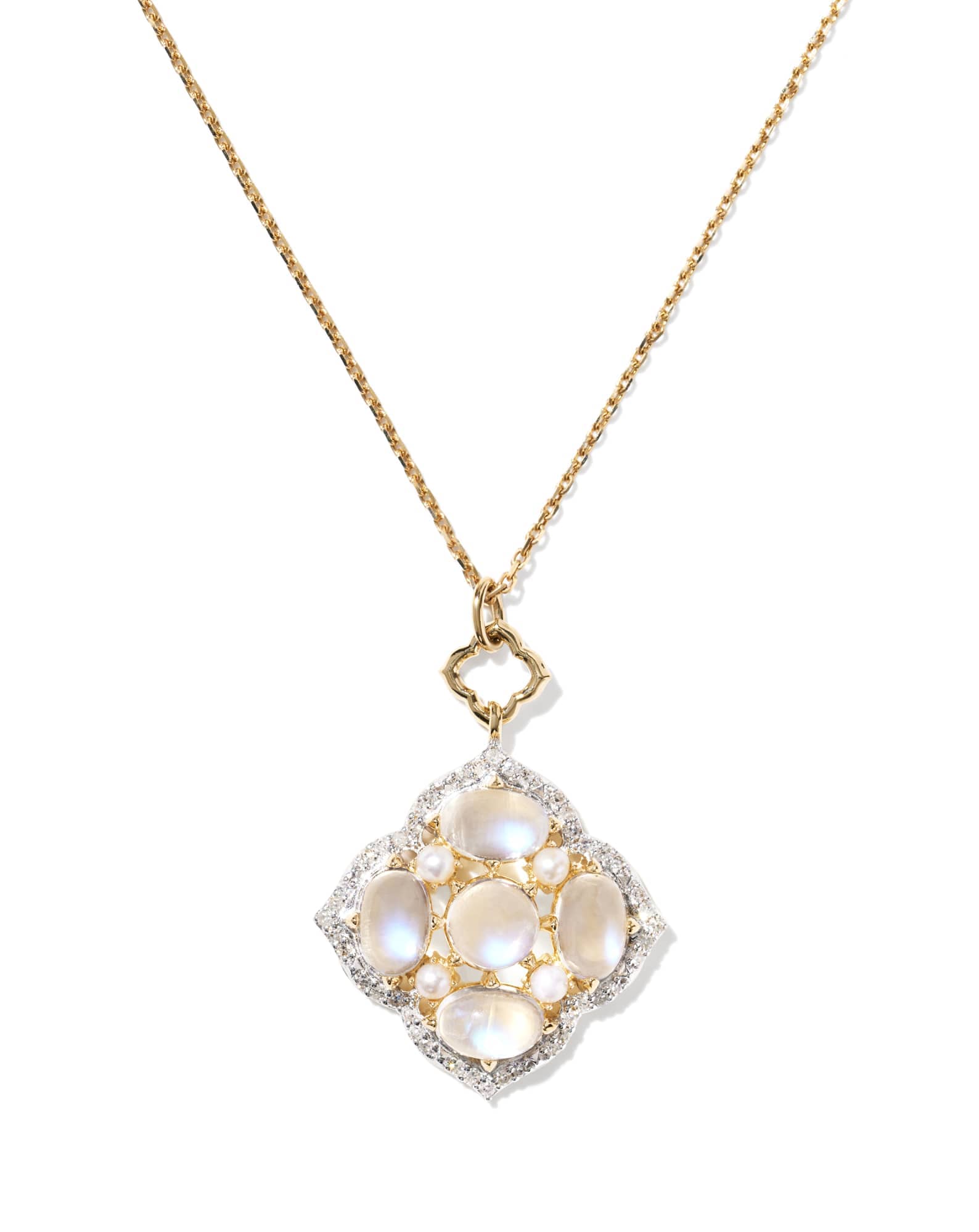 0.37 ct Heirloom Dira 14k Yellow Gold Pendant Necklace