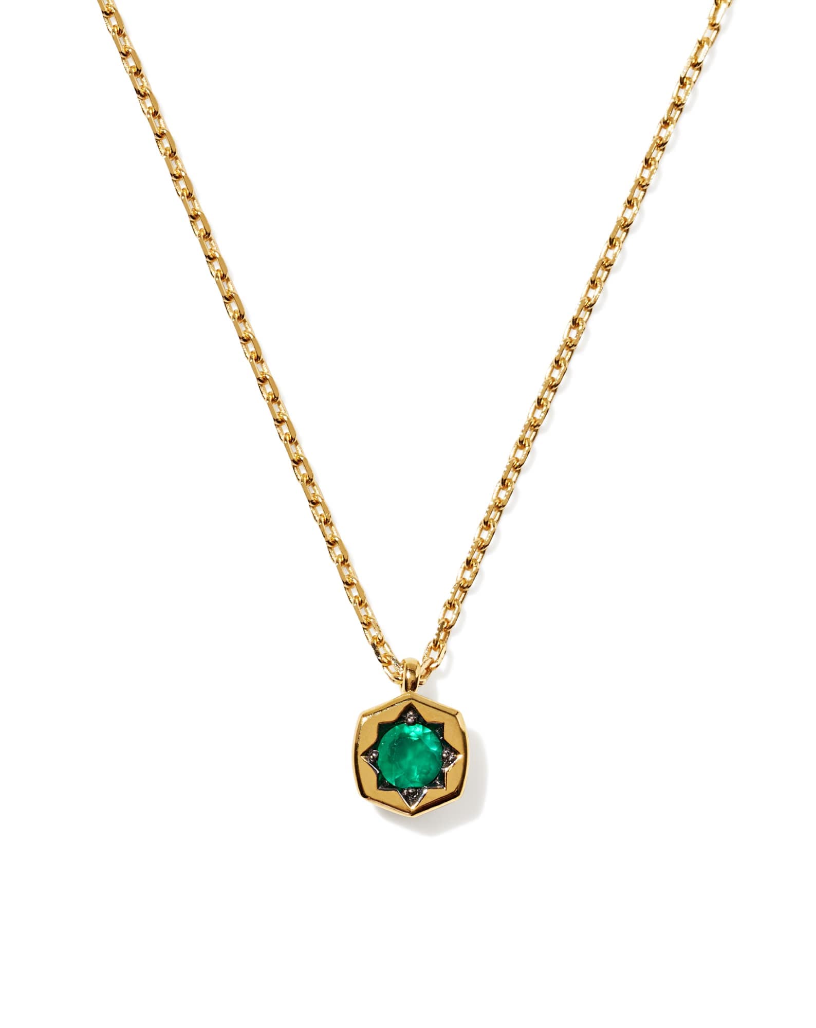 Davie Star 18k Gold Vermeil Short Pendant Necklace