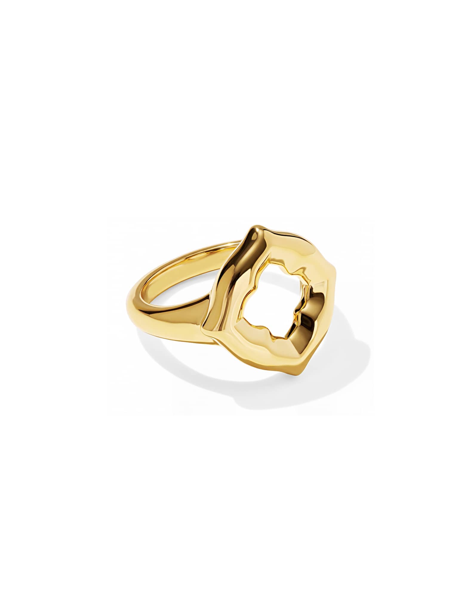 Dira Open Frame 18k Gold Vermeil Cocktail Ring