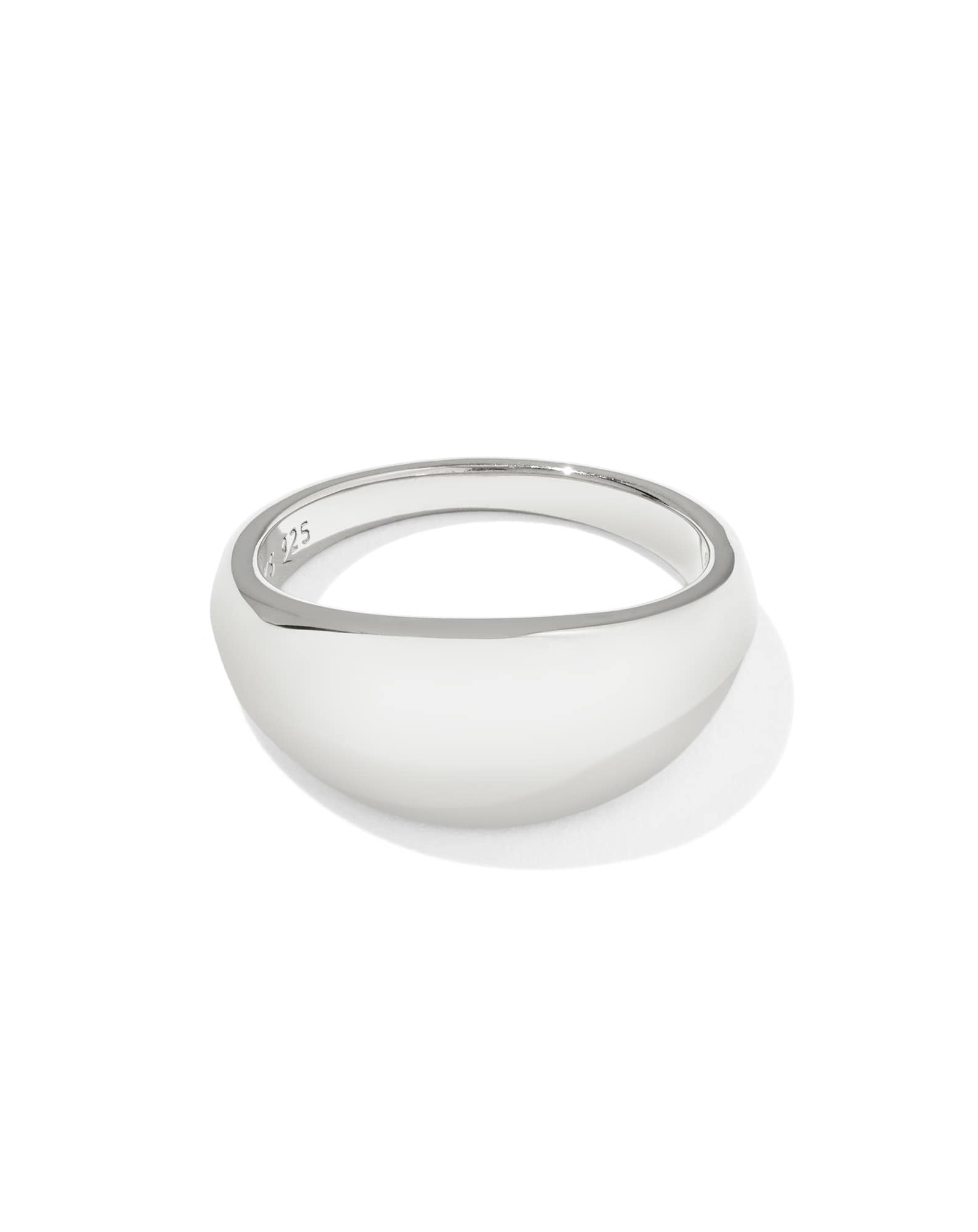 Alani Sterling Silver Metal Band Ring 