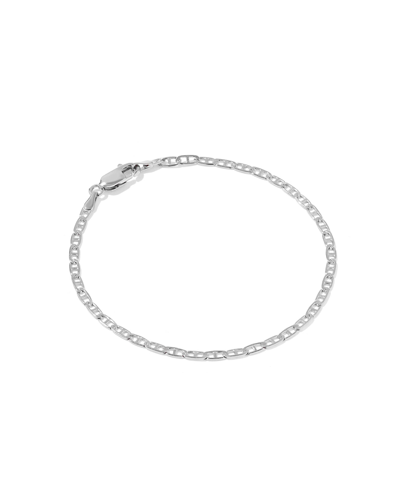 Hudson Oxidized Sterling Silver Chain Bracelet