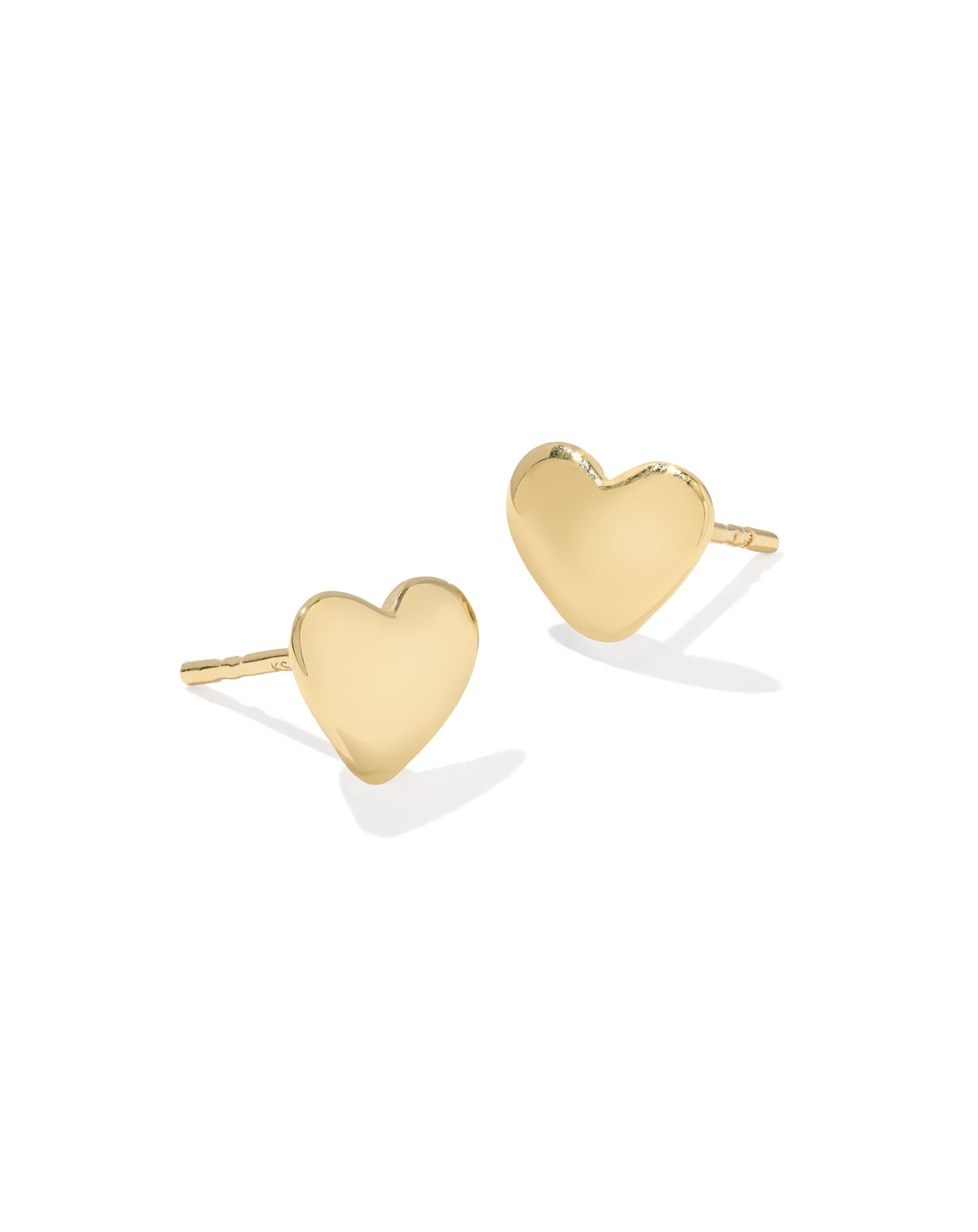 Jasmine Small Heart Stud Earrings 