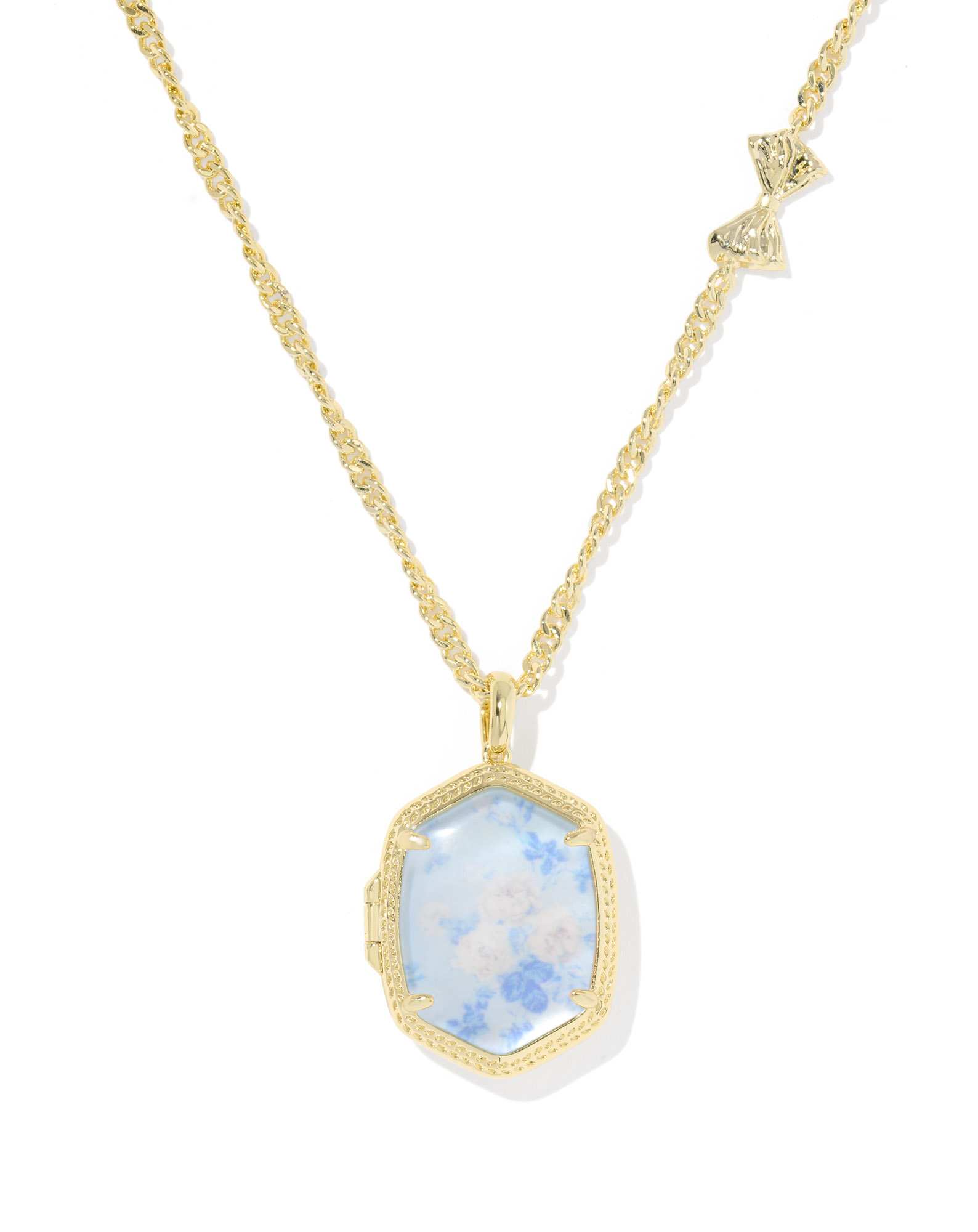 Kendra Scott x LoveShackFancy Daphne Gold Locket Necklace