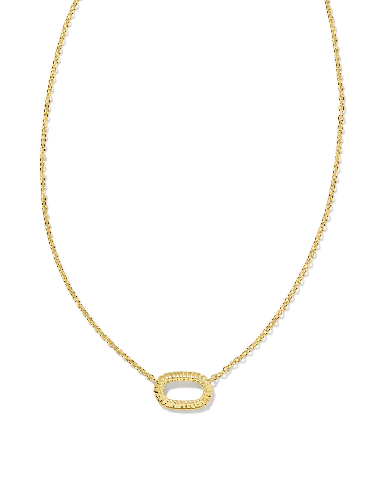 Elisa Ridge Short Pendant Necklace