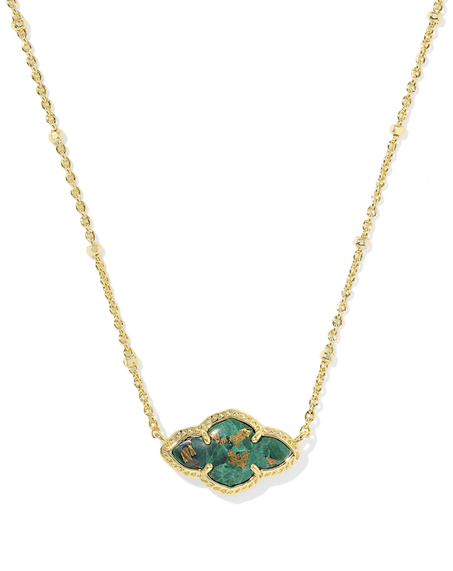 Abbie Gold Pendant Necklace