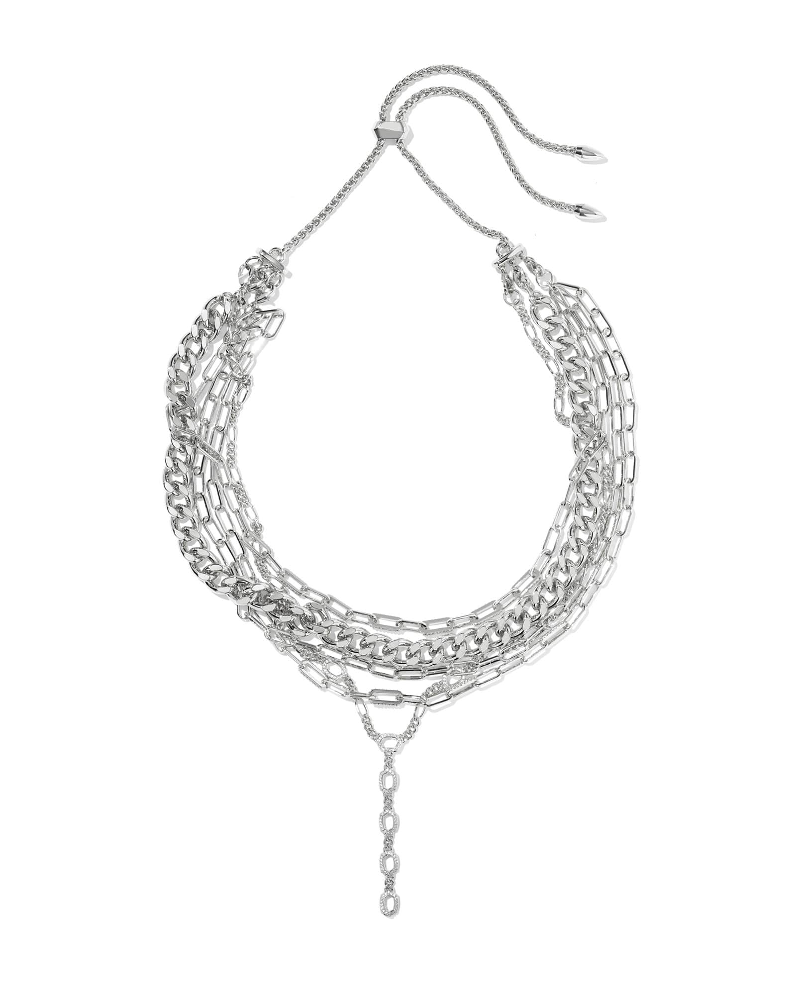 Bella Silver Statement Necklace