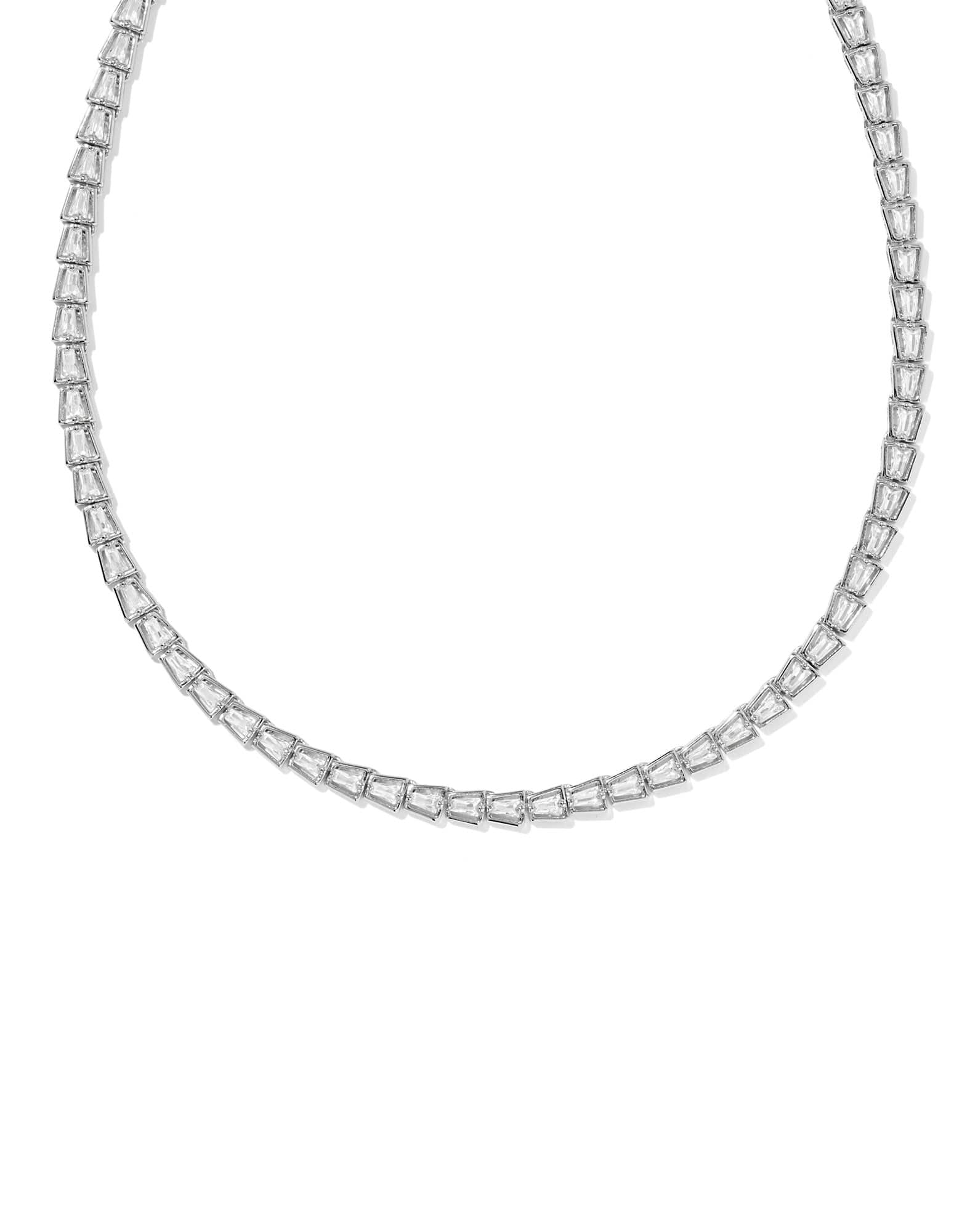 Bella Silver Tennis Necklace