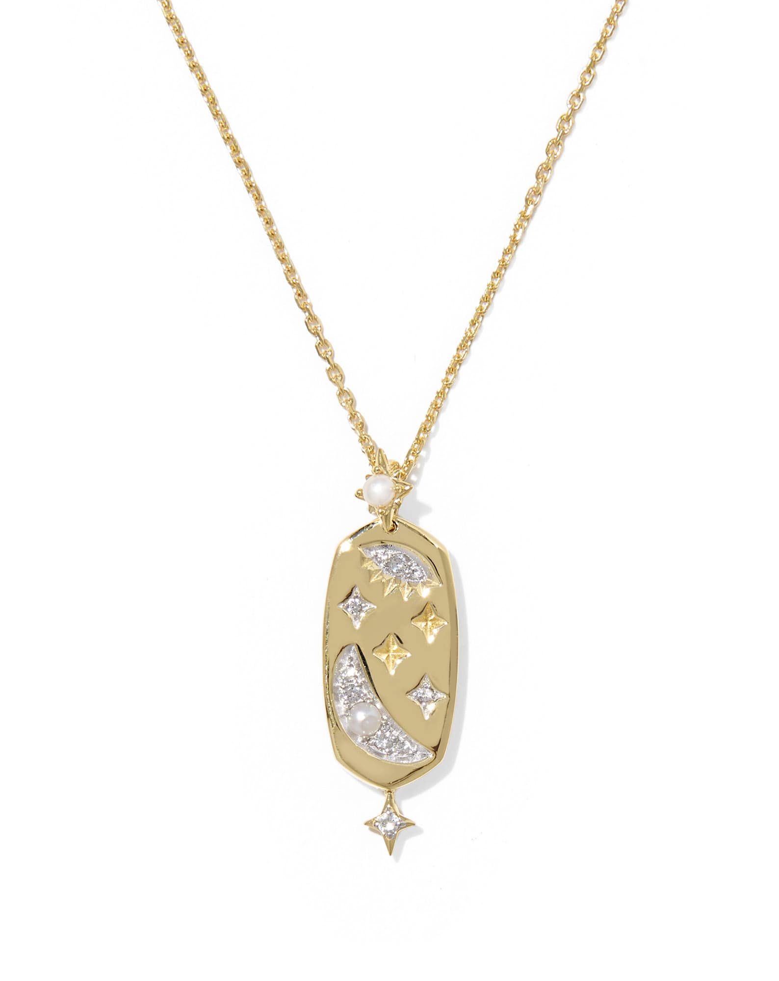 Skye Celestial 18k Yellow Gold Vermeil Pendant Necklace 