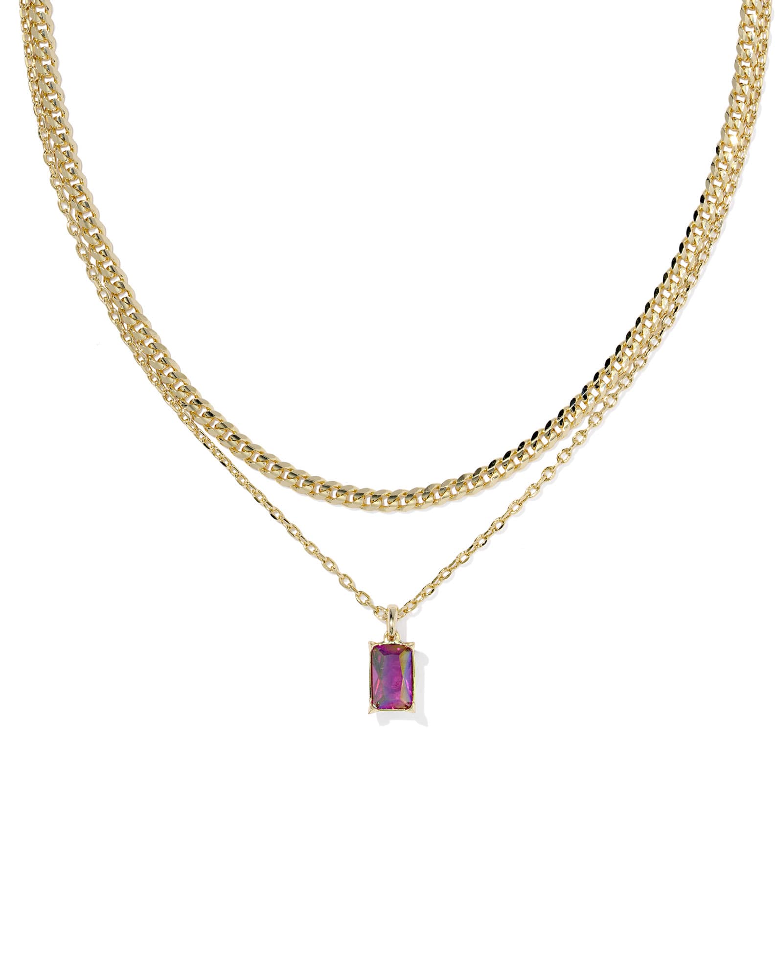 Ashley Gold Multi Strand Necklace