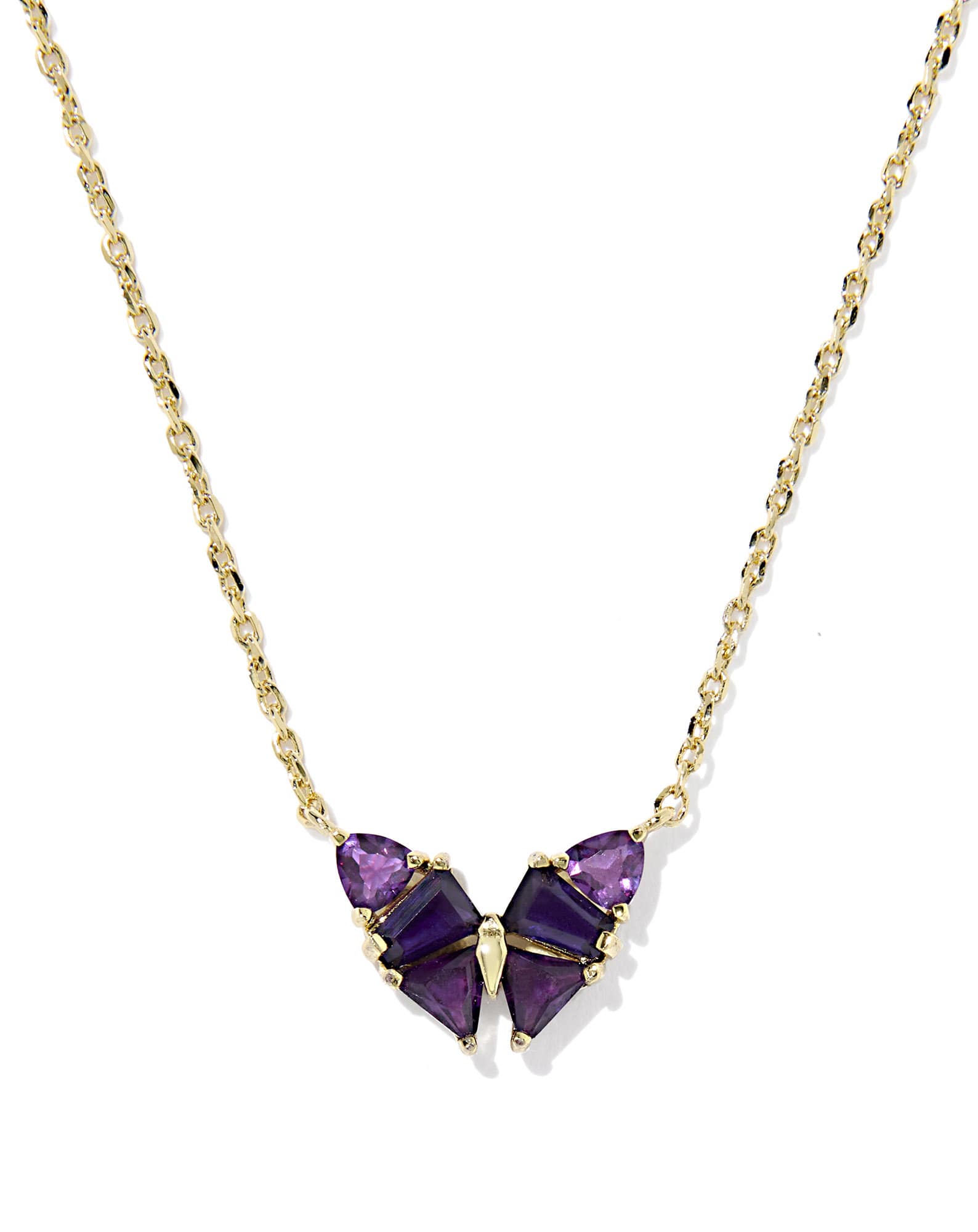 Blair Butterfly Gold Small Short Pendant Necklace  