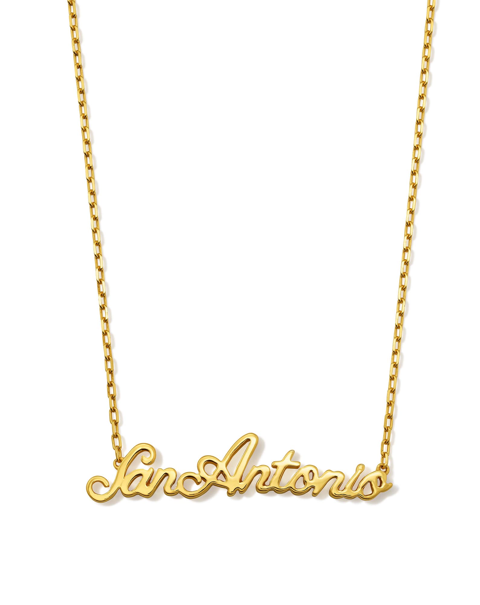 San Antonio Pendant Necklace in 18k Gold Vermeil