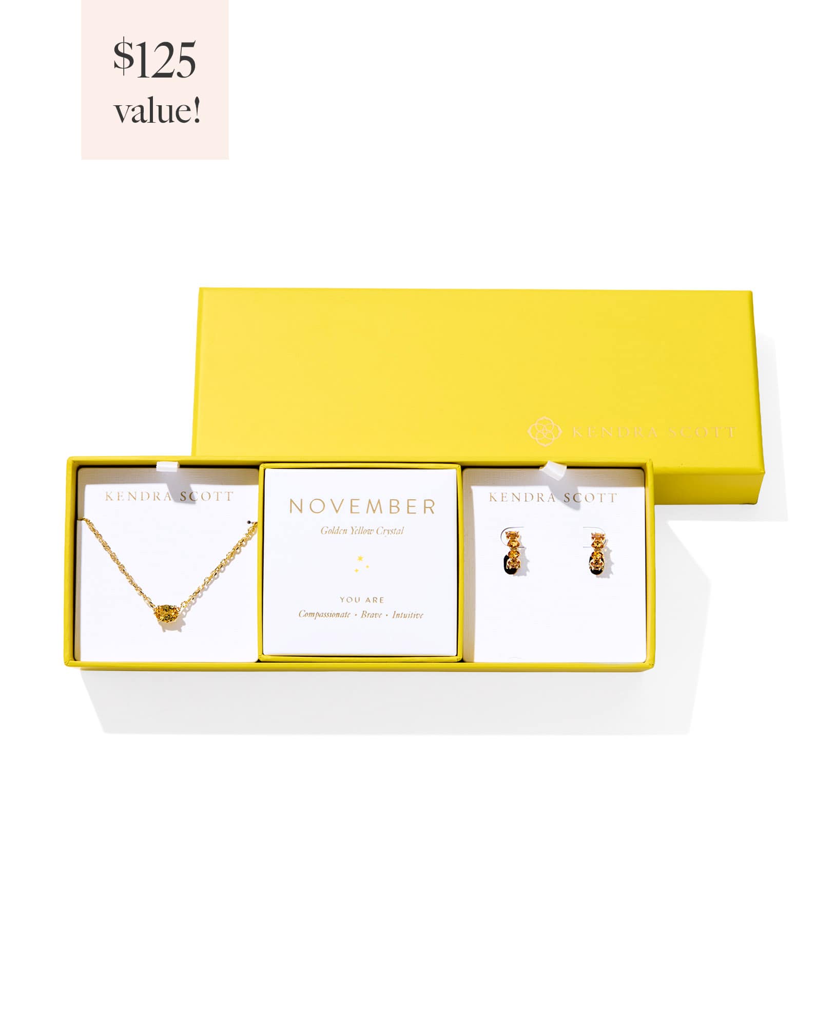 Cailin Gold Birthstone Gift Set of 2 