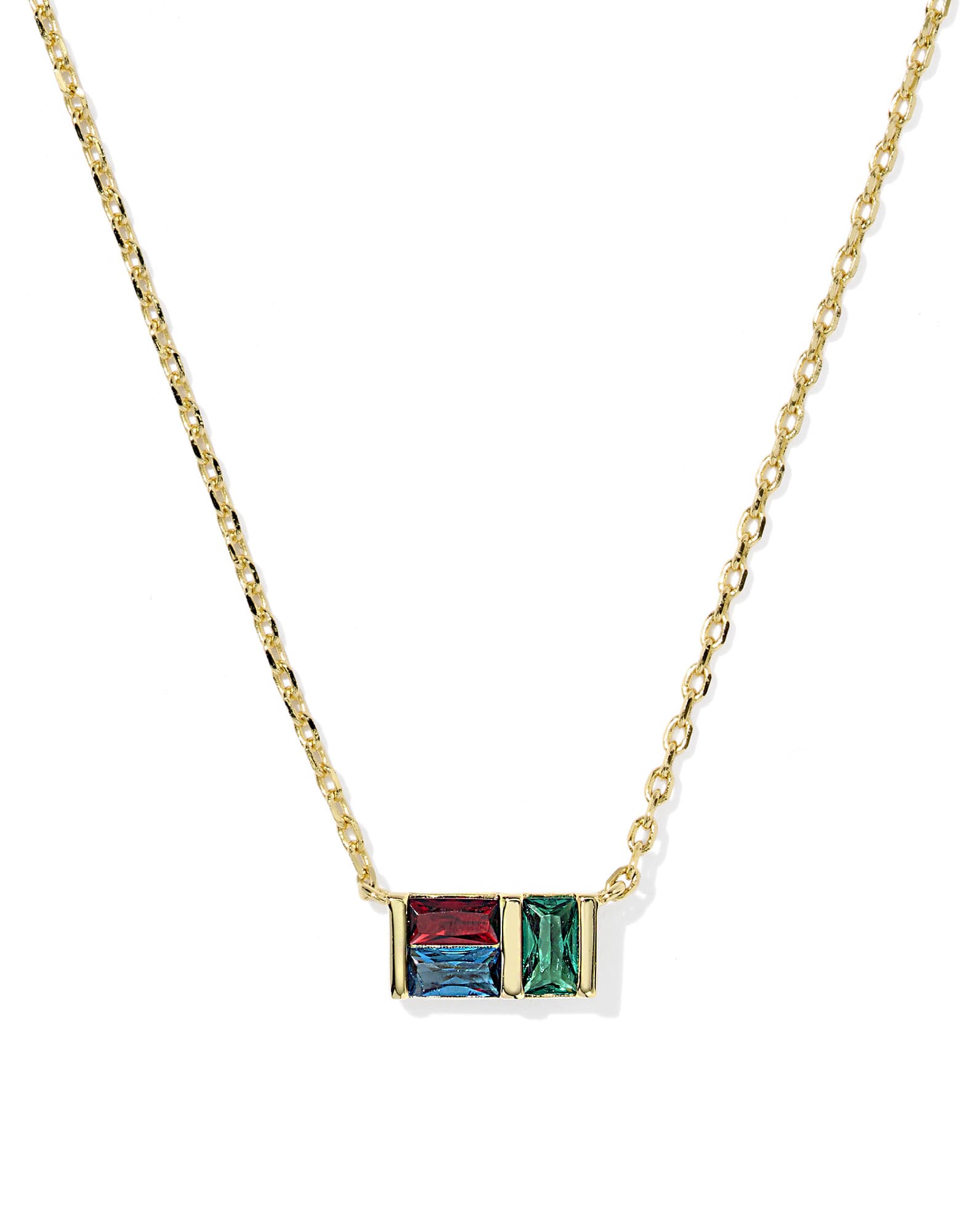 Jamie Gold Short Pendant Necklace 