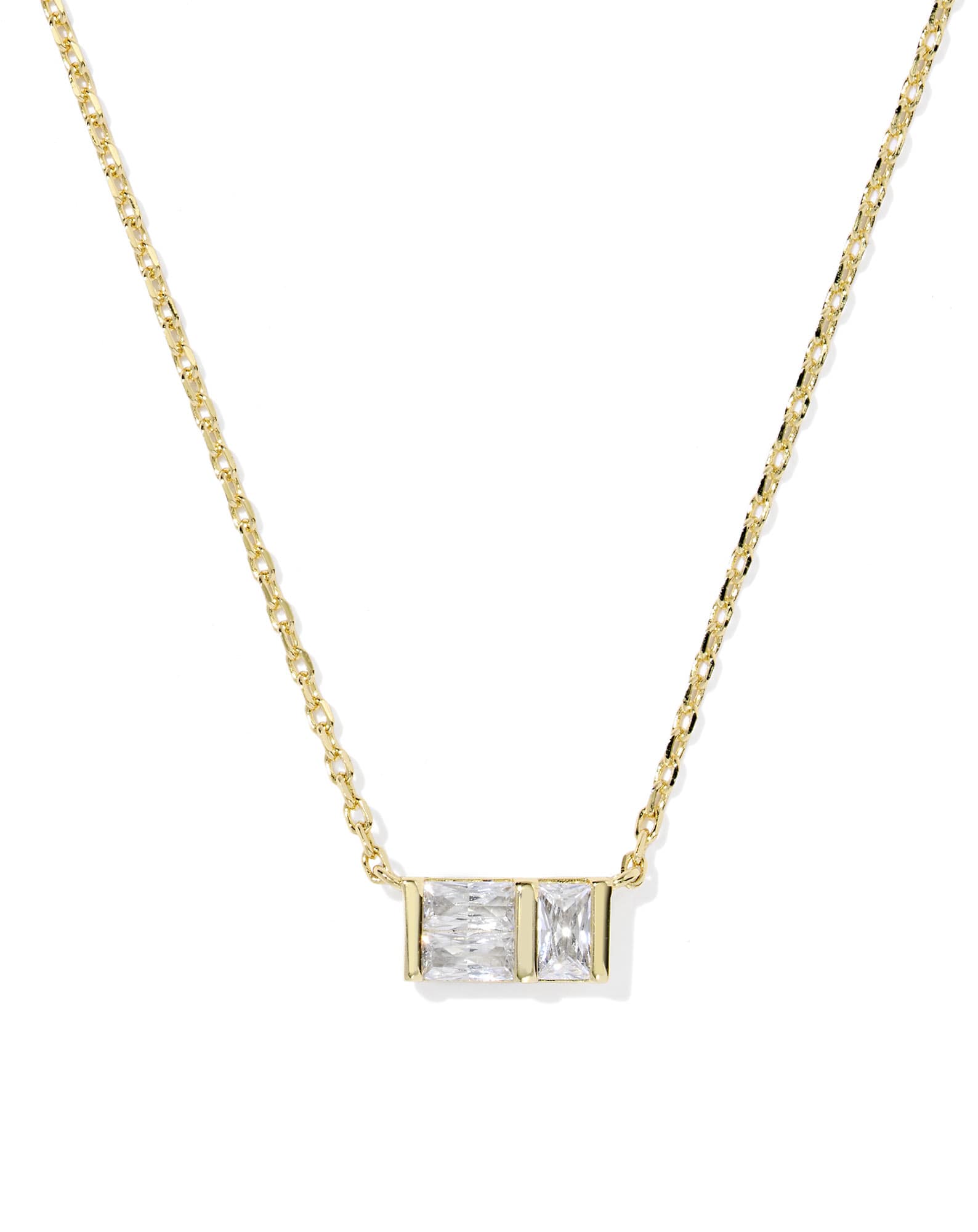 Jamie Gold Short Pendant Necklace 