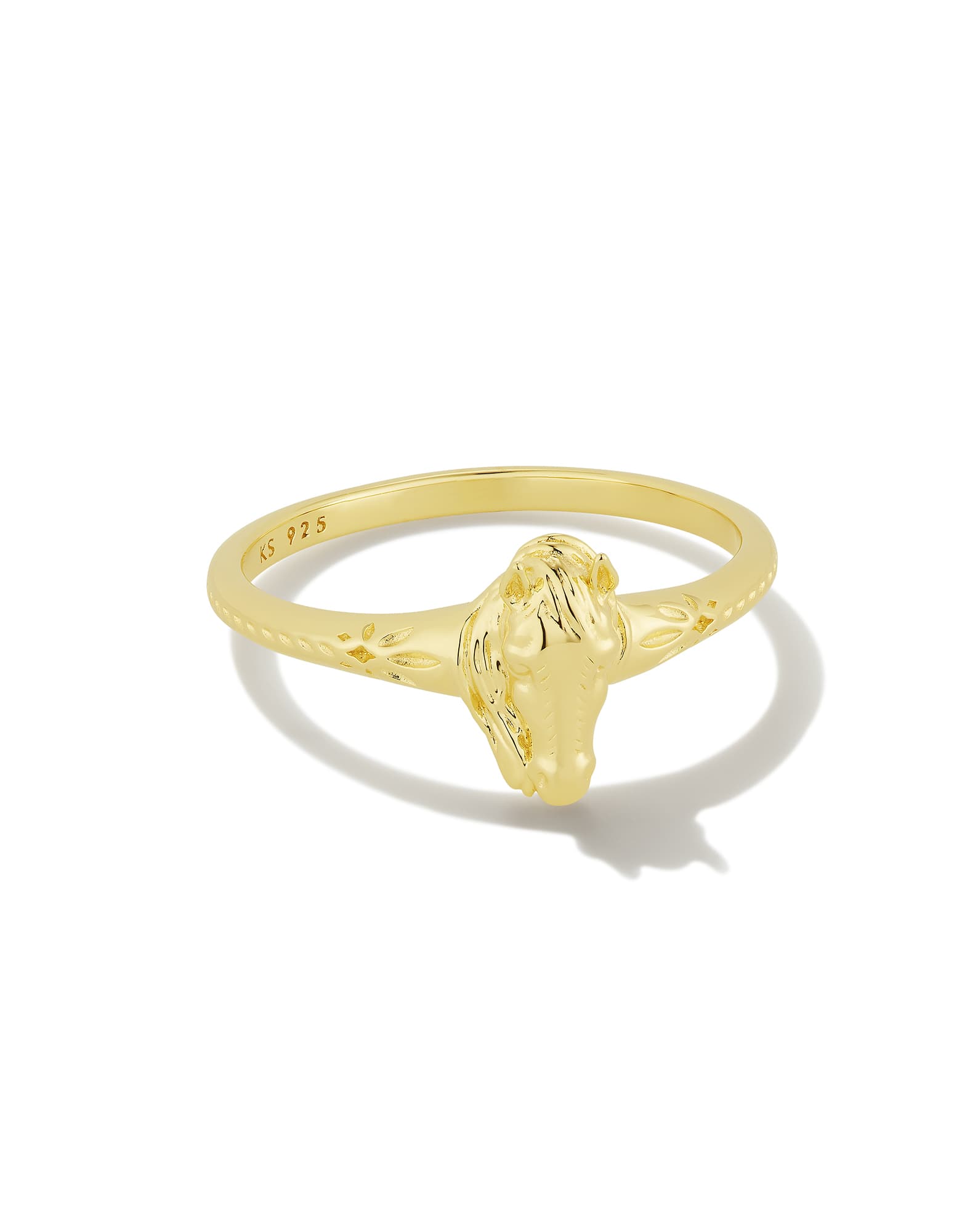 Tiny Beau Band Ring in 18k Yellow Gold Vermeil