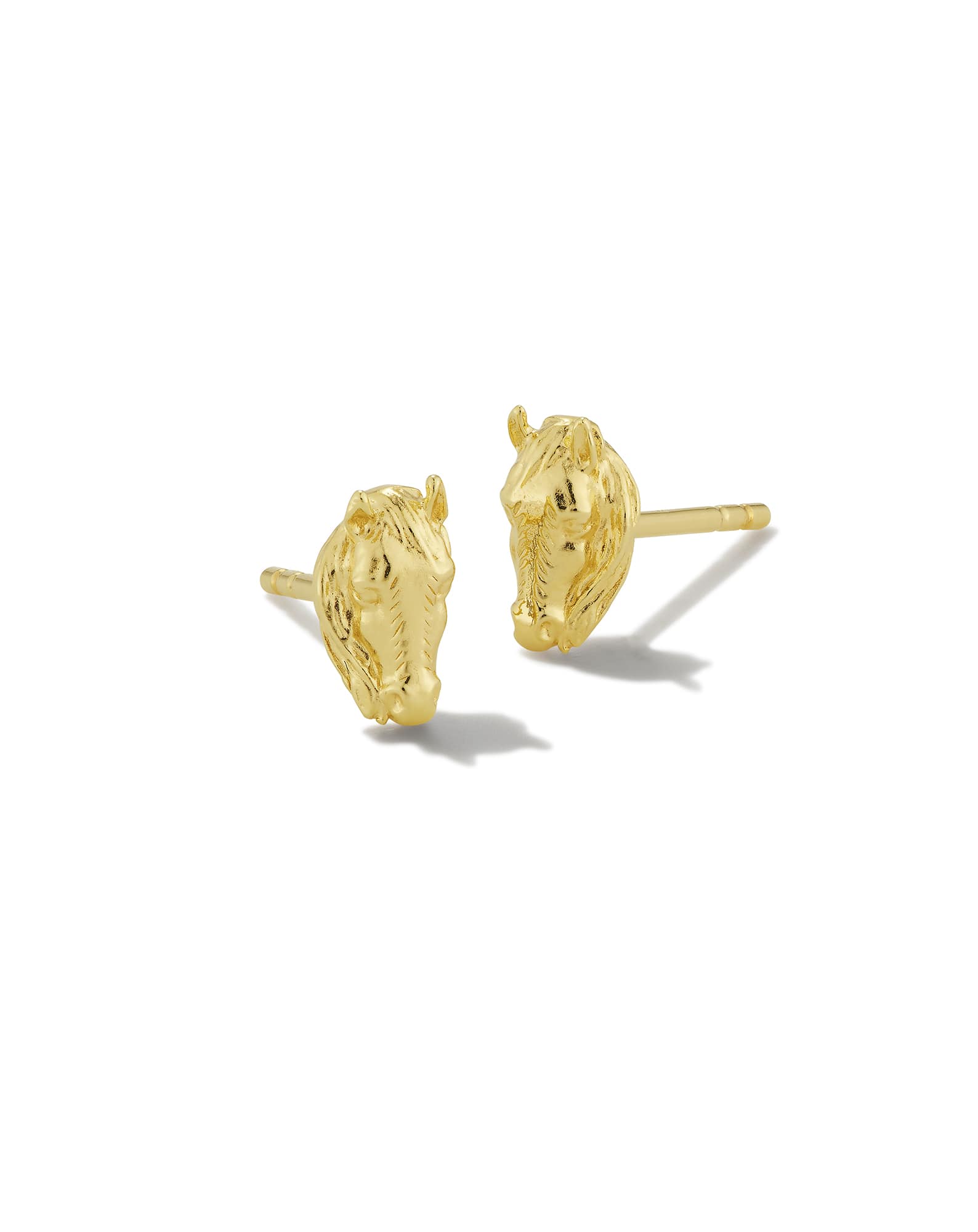 Tiny Beau Stud Earrings in 18k Yellow Gold Vermeil