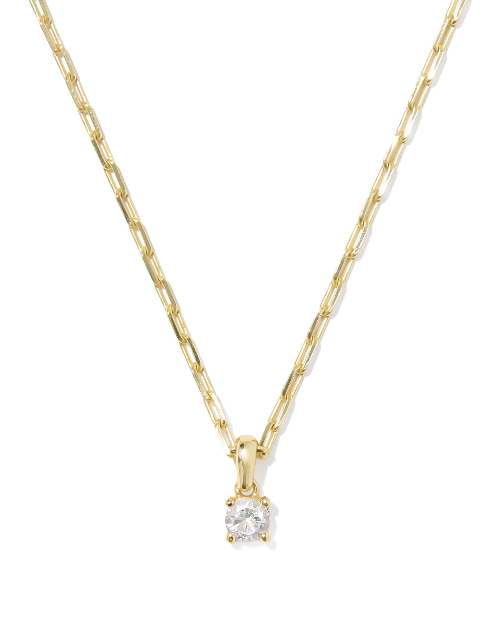 Lexi Gold Short Pendant Necklace 