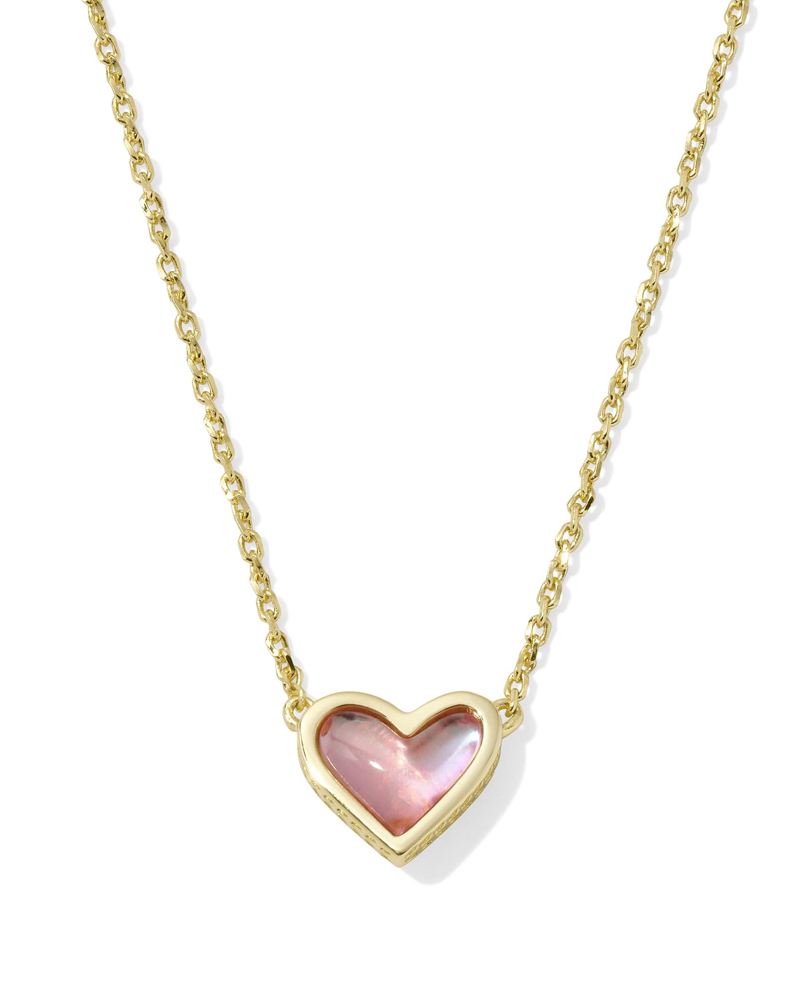 Framed Ari Heart Short Pendant Necklace