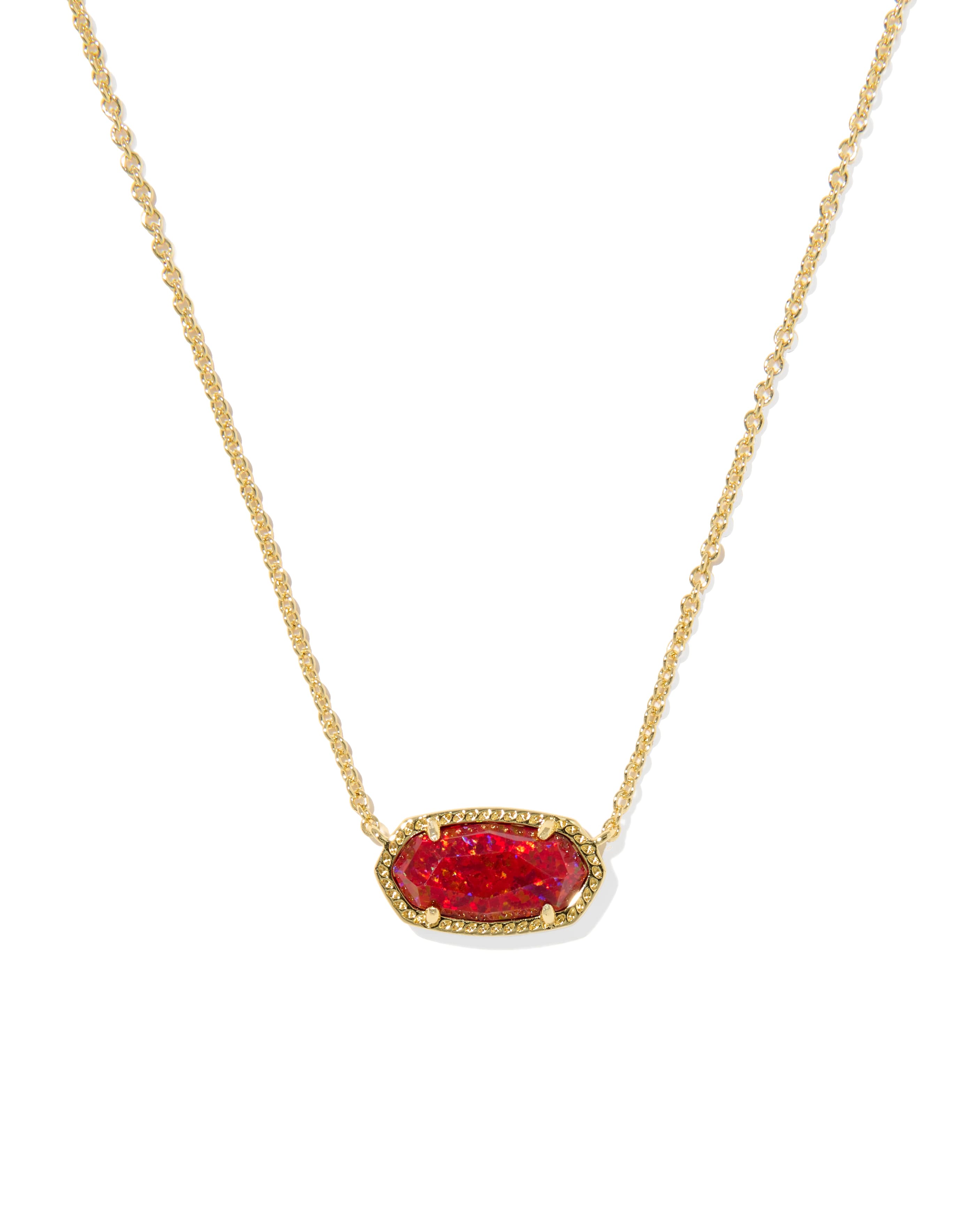 Elisa Gold Pendant Necklace 