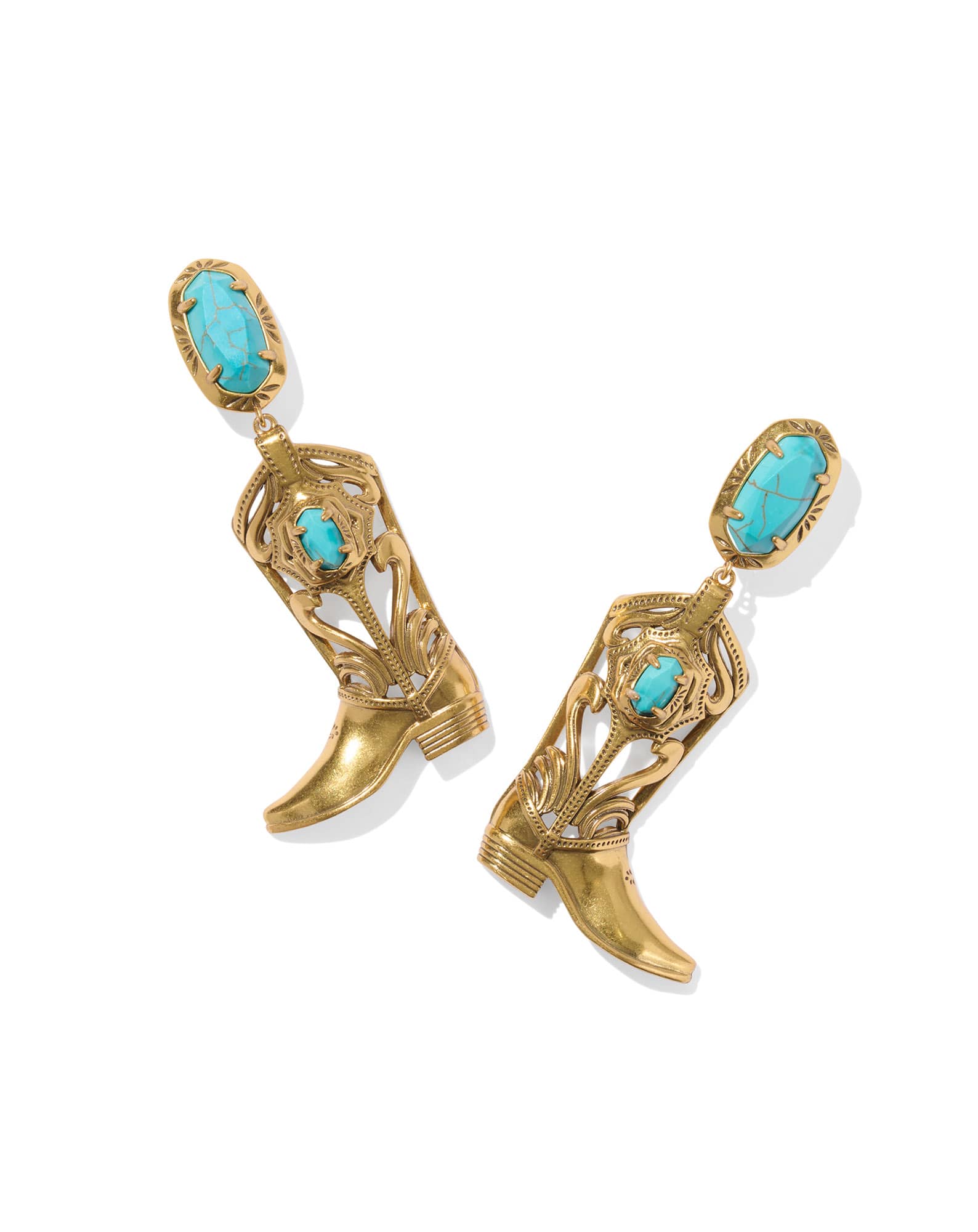 Beau Boot Statement Earrings