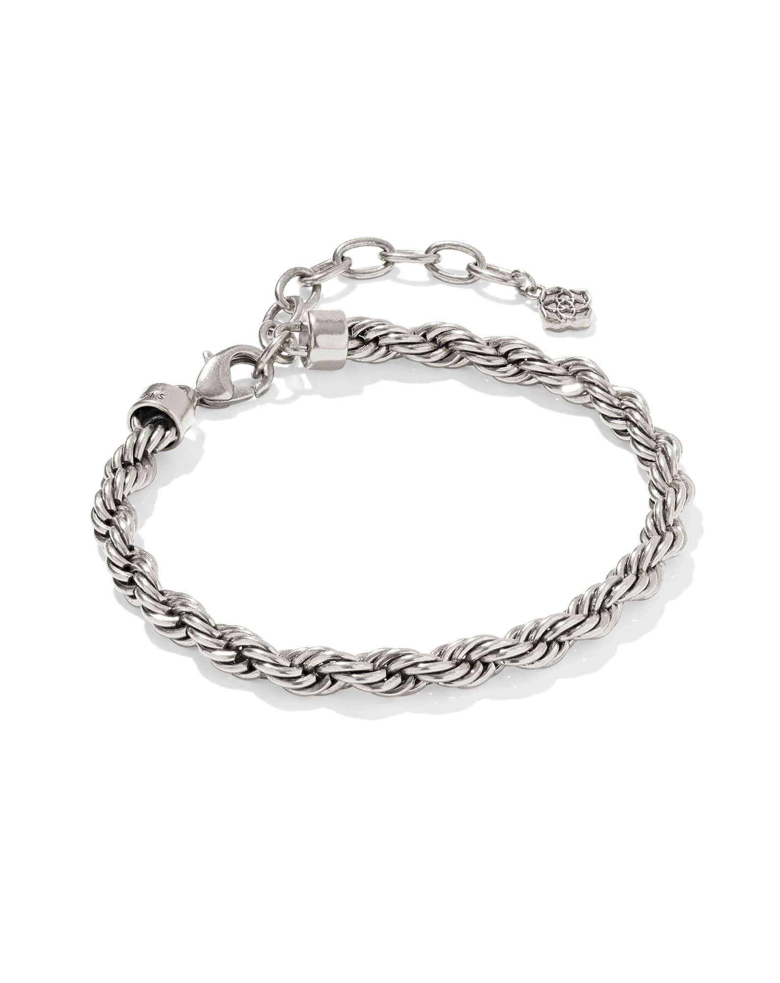 Noble Rope Link and Chain Bracelet in Vintage Silver | Kendra Scott