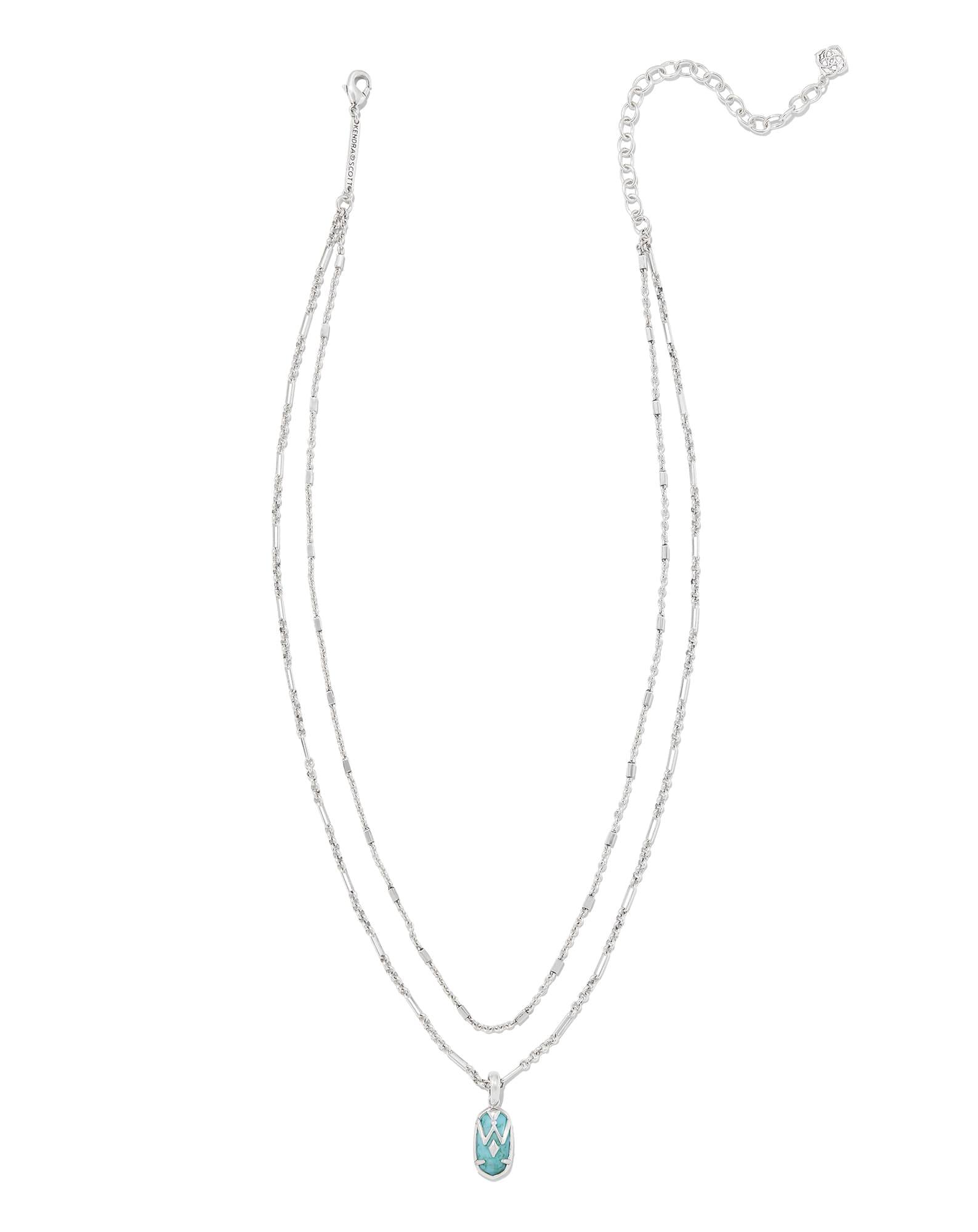 Wrangler® x Yellow Rose by Kendra Scott Elisa Vintage Silver Multi Strand Necklace