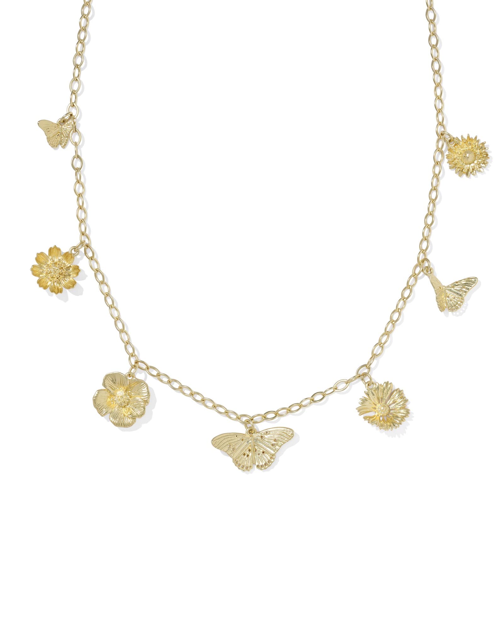 Cailey Gold Charm Necklace