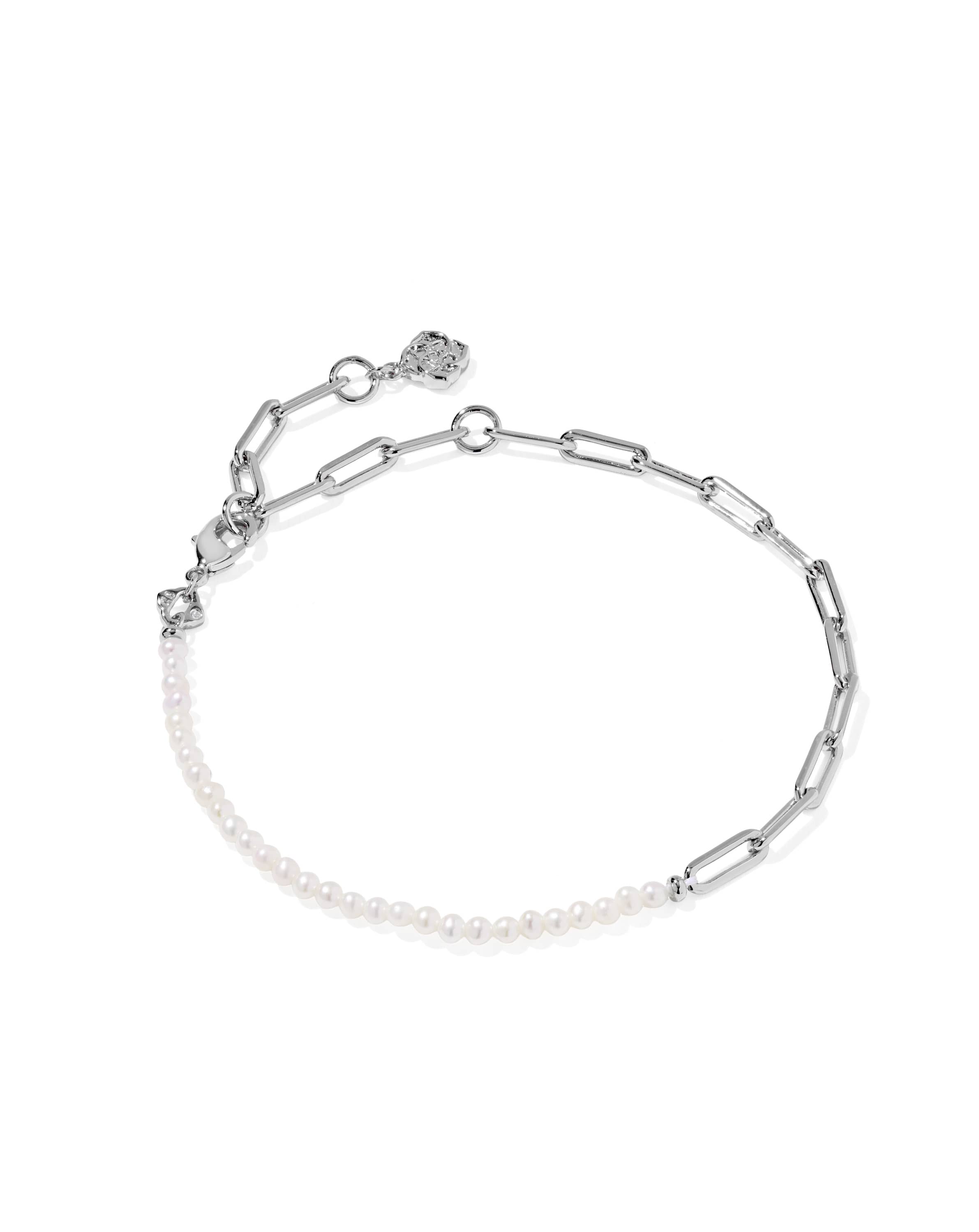Markie Silver Half Chain Bracelet 