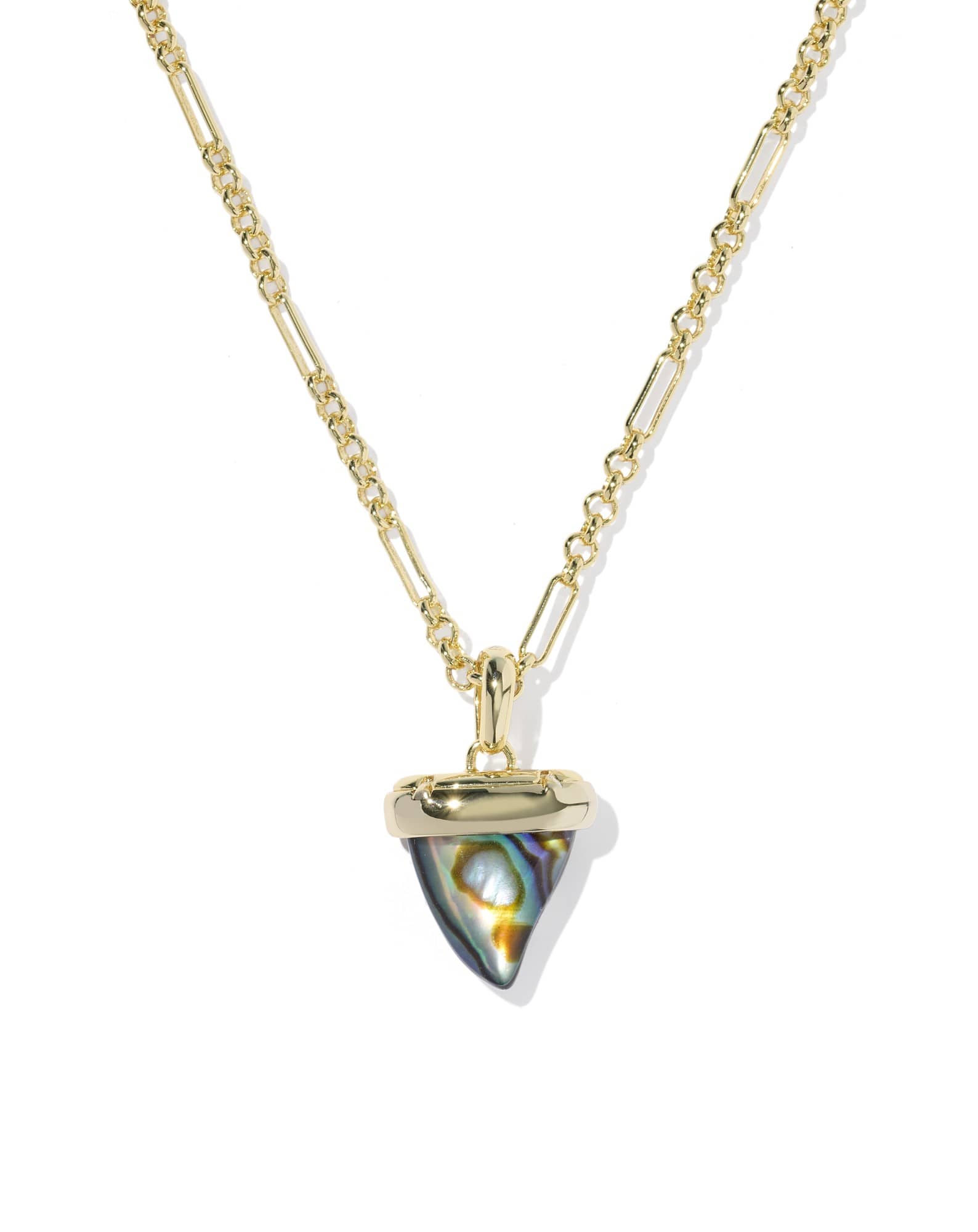 Oleana Gold Short Pendant Necklace 